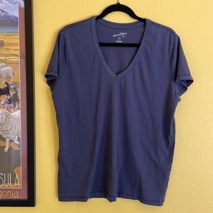 Dusty blue Aerie tee